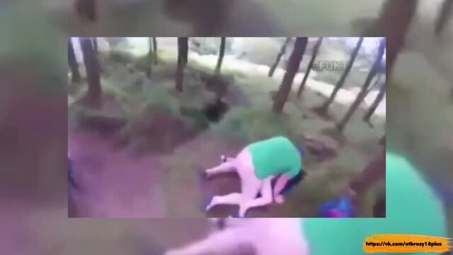 Друзья велосепидисты спалили секс в лесу