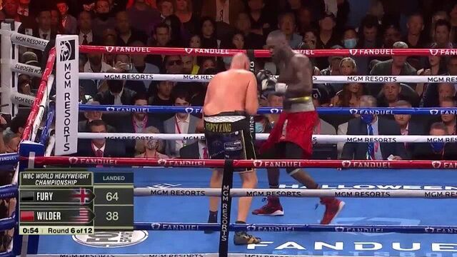 Тайсон фьюри - деонтей уайлдер 3