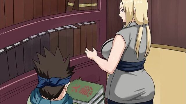 Naruto: tsunade and konohamaru (by pinkpawg) hd720p