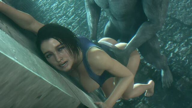 Jill valentine getting fucked mr.x huge cock (resident evil 3 remake sex)