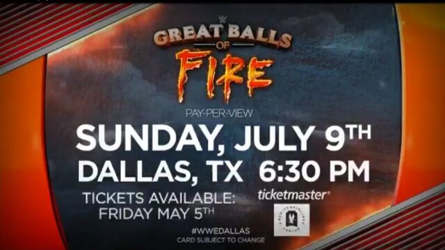 Ppv great balls of fire