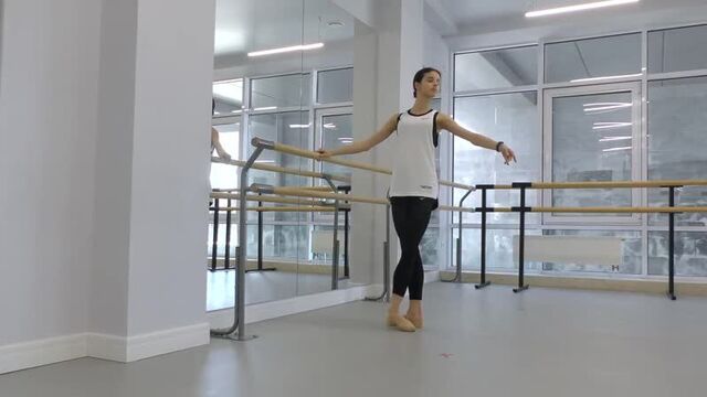 Maria khoreva - ballet class (barre)
