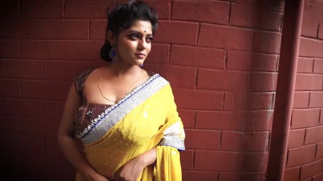 Sareelover - triyaa - yellow saree