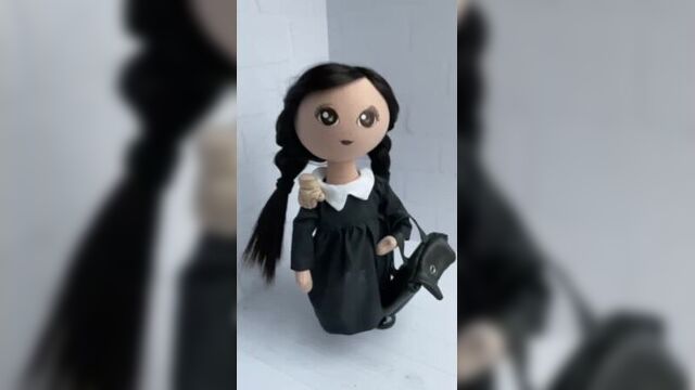 Кукла wednesday \ вендей \ уэнздей \ уэнсдей \ уенсдей \уенздей