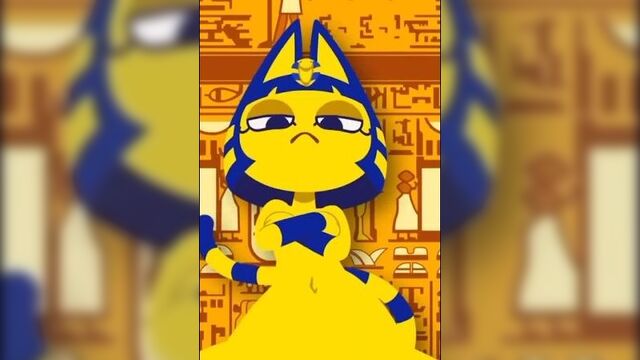 Zone ankha желтая египетская кошка метал кавер