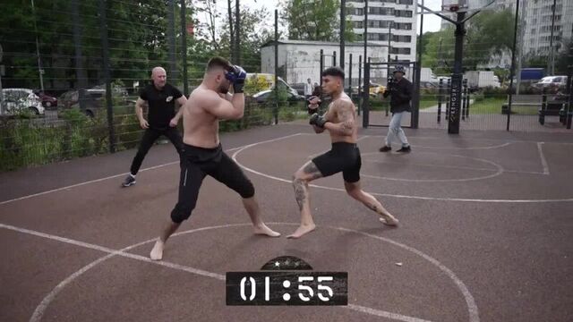 #мма асхаб тамаев vs тиктокер 2 | жесткий нокаут