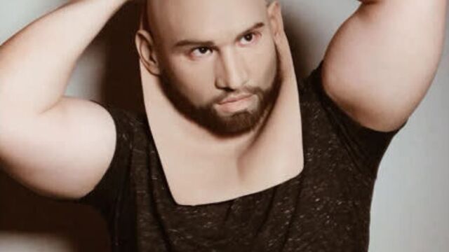 Реалистичная маска с алиэкспресс