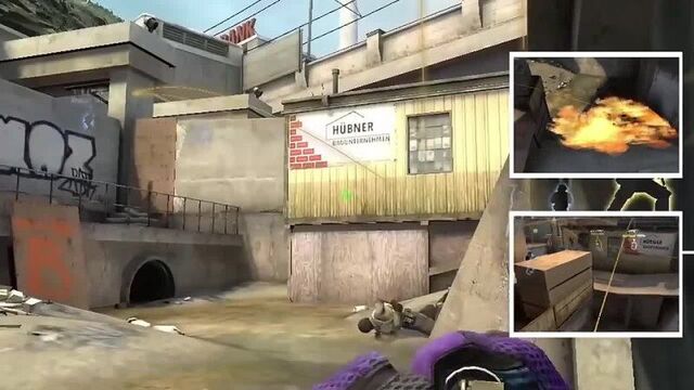 Полезная раскидка b-плента с одной позиции (все кидается с jumpthrow). карта overpass | avan.market