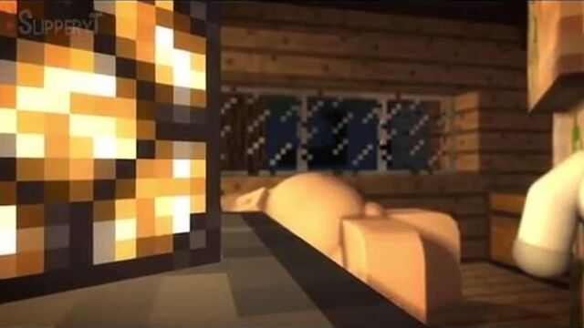 Зомби выебал и накачал спермой малышку из minecraft ( порно комикс) хентай .mp4