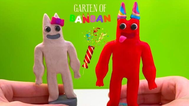 Банбан и банбалина из пластилина ► garten of banban | изи лепка