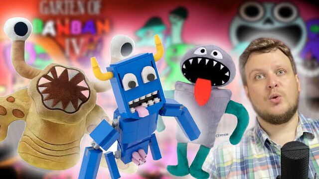 Новые персонажи детский сад банбан лего фигурки игрушки garden of banban #1