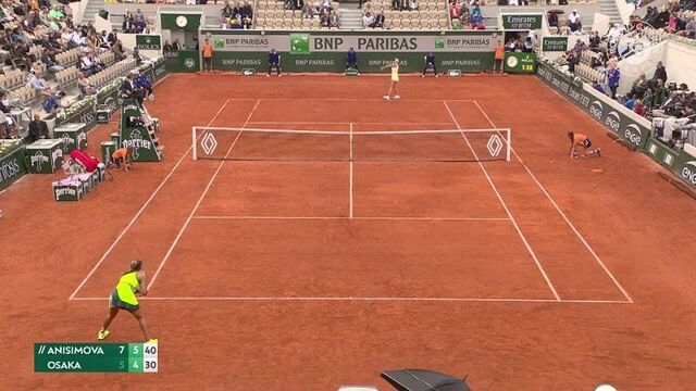 Наоми осака vs аманда анисимова - ролан гаррос-1 раунд 23.05.2022