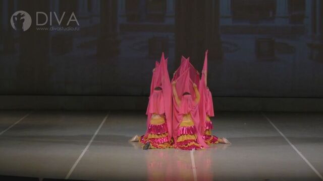 Детский танец живота "цветок востока", хореограф лаура бахмудова от diva studio