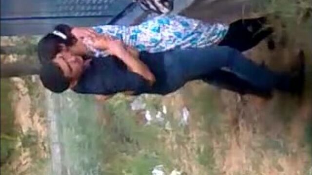 В парке трахаются стоя