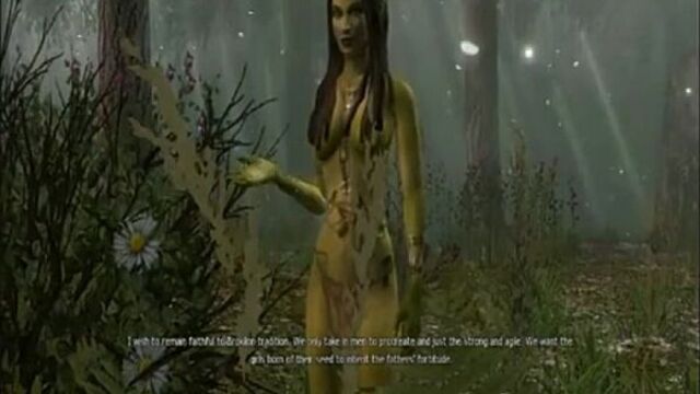 Ведьмак. секс с дриадой.