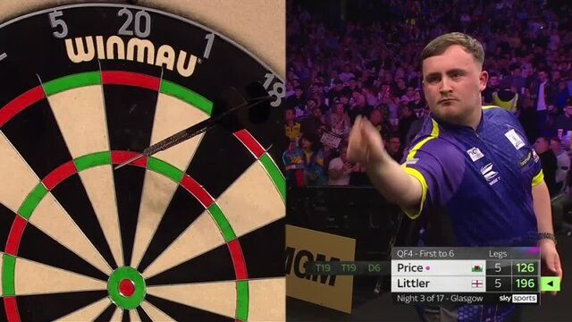 Гервин прайс и люк литтлер устроили триллер в четвертьфинале тура премьер-лиги — 2024 в глазго