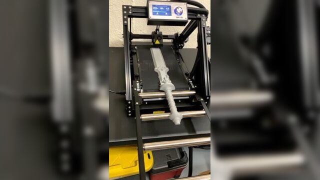 Меч с помощью 3d принтера