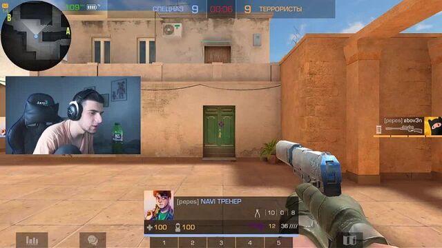 [navi тренер] затроллил абовена реальными читами! прямо на стриме standoff 2