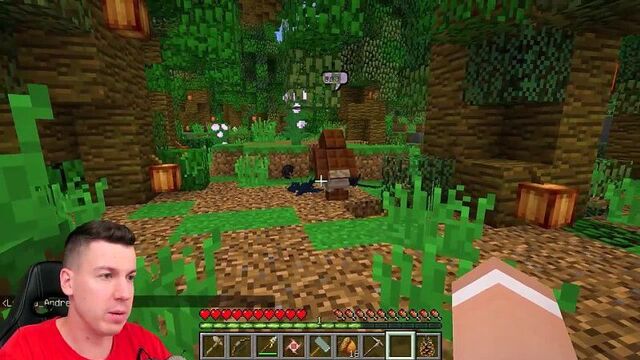 [владус] попали в прошлое! *племя владуса и лёни* в майнкрафт !