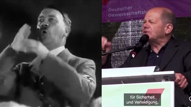 Шольц = гитлер. история повторяется