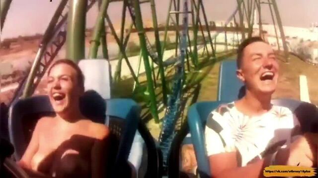 Спалила грудь на русских горках