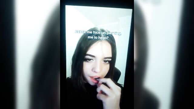 A small nimu penis tribute 2, hot cara face and lengua tongue action