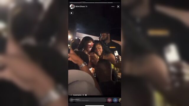 Jenise hart gets her big tits groped by the whole party