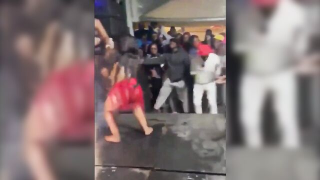 Zodwawabantu encourages a girl to engage in some daring public play