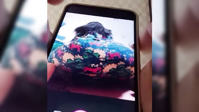 A fat chinese woman with a big ass farted
