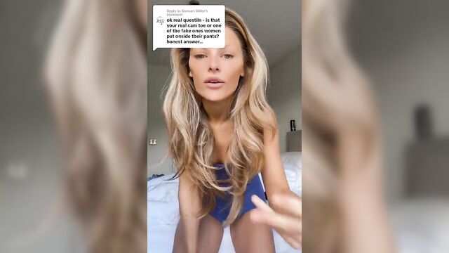Thickest cameltoe on tiktok with a naughty vibe