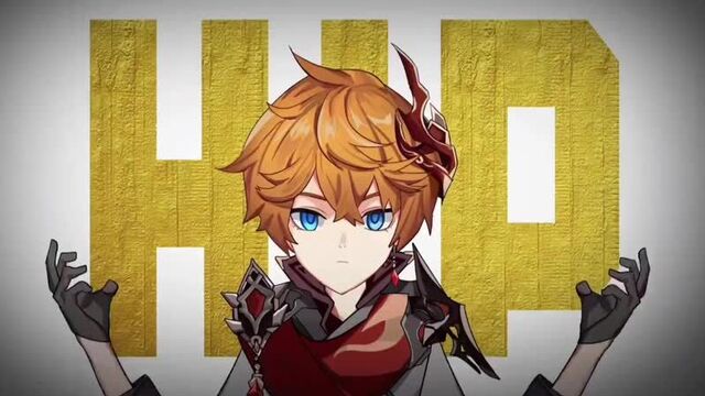 Genshin impact: тарталья в стиле аниме опенинга.