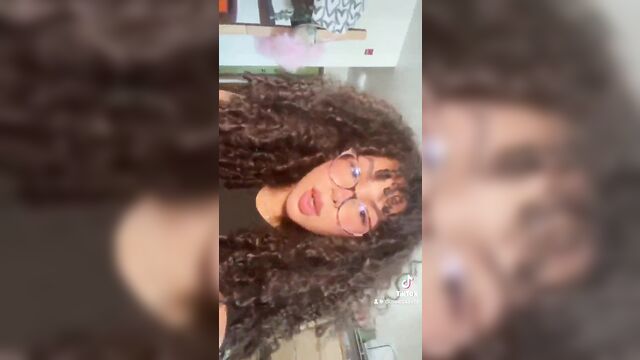 Thick curly-haired girl gets her pussy full of cock