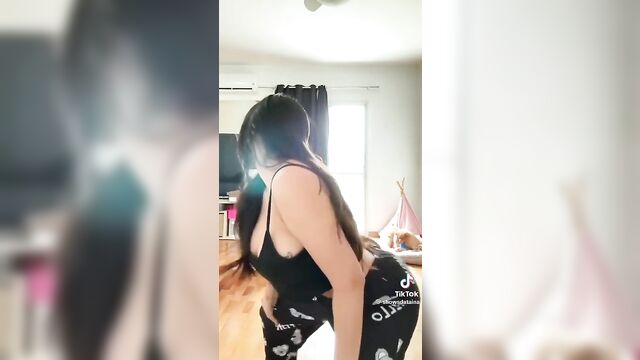 The famous taina costa exposing her tits and ass to friend