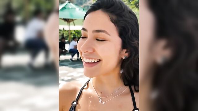 The morena isadora abrahão was undressed and sucked a big dick