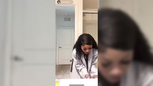 Accidental nip slips during a tiktok live stream