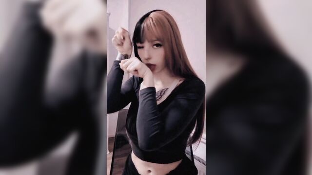 Filtrated video of a hot otaku chick getting fucked
