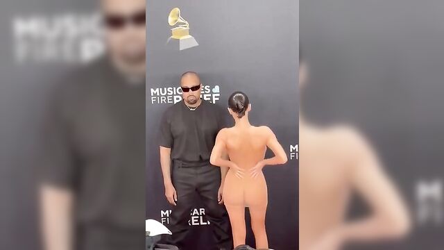 Kanye west spotted with his new hot young wife bianca censori