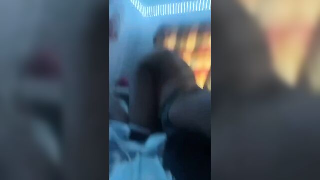 Black guy makes a mess on the ass of a white slut