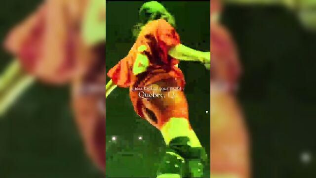 Billie eilish's bouncing tits concert in quebec city