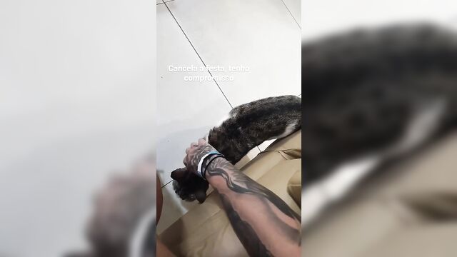 Horny brazilian guy masturbates to send dirty pics to his girl