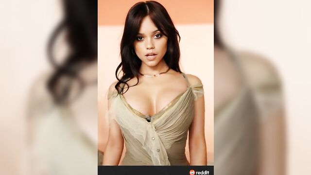 Jenna ortega’s huge tits are a perfect cum tribute