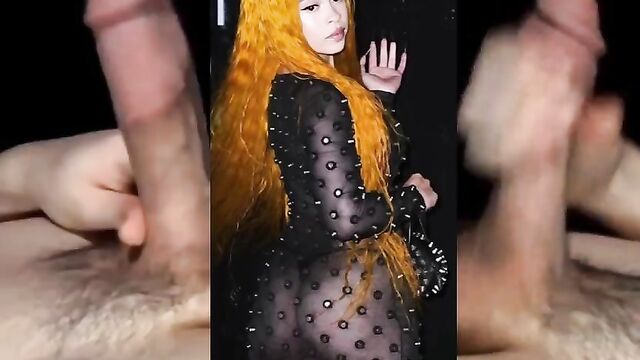 Pulsating bwc cum tribute with ice spice, a true shooter