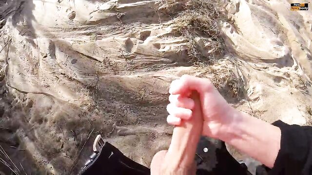 Two girls got banged on the beach and received a cumshot on their tits