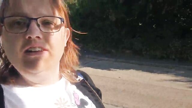 Fat and ugly anna-maria lindel is a slutty bitch who loves to pee outdoors