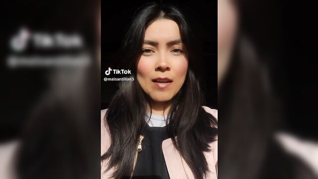 Hot latina tiktok model gets naked and dances