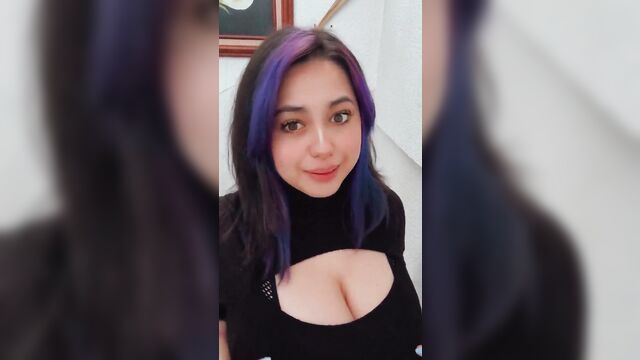 Sofia diaz shows her big boobs while playing poker with two guys