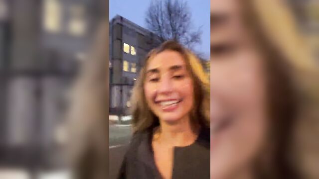 Busty blonde whore 1i1y phi11ips gets fucked on the street