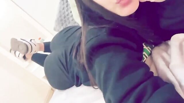 A young woman recorded a video of her bath and it was leaked online