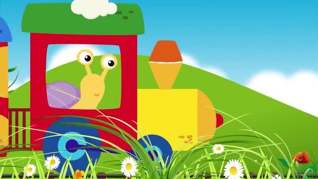 Паровоз букашка. мульт-песенка видео для детей - locomotive song. наше всё!