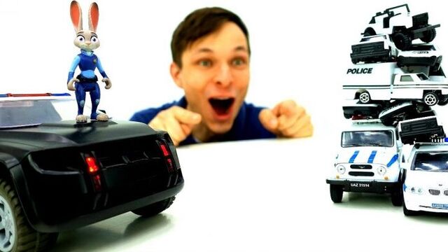 Полицейские машинки джуди хопc и федор ✌погоня за нарушителем мультики про #машинки #зверополис